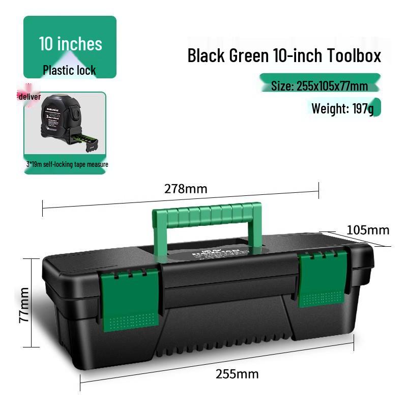 Baolian Professional Multi-Functional Tool Box for Household and Car Maintenance