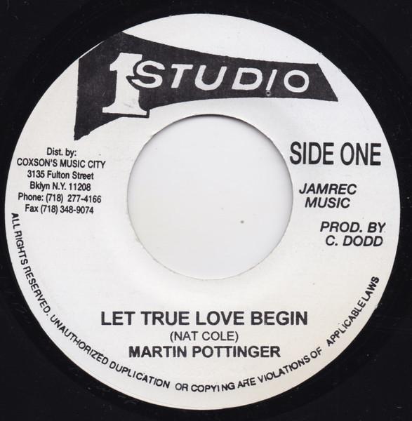 

7-дюймовая пластинка МАРТИН ПОТТИНГЕР (2) - Пусть Настоящая Любовь Начнется NONE Studio One Ямайское Регги, Ска и Даб Использованный