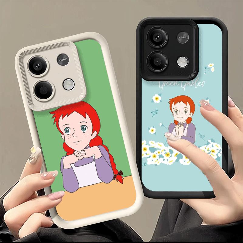 Phone Case for Xiaomi Redmi Note 15 14 13 Pro Plus Anne Of Green Gables Shirley Shell 12S 11 11S 11T 5G 14S Soft Silicone Funda