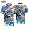 2026 Starter Pokémon graphic T-shirt Men's football jersey Spring Sports Dry Quickly Men's T-Shirt Kid's Clothing Tee Y2k Woman