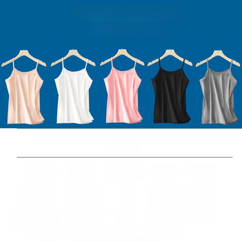 Damska koszulka typu slim fit z modalu: Bez rękawów, Duży rozmiar, Na każdy mecz, Letni top