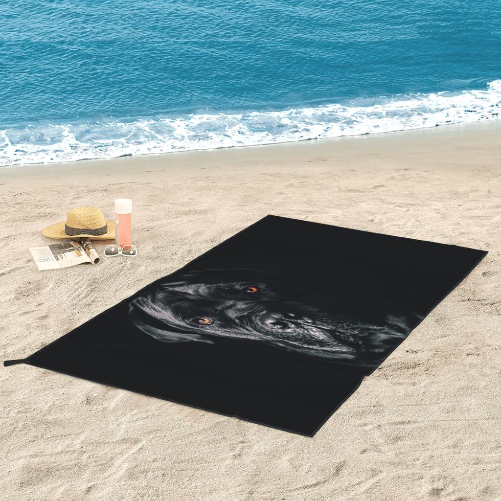 The art of dog Cane Corso - Italian Mastiff Beach Towel Soft Microfiber Quick Dry Absorbent Quick Towels For Bath