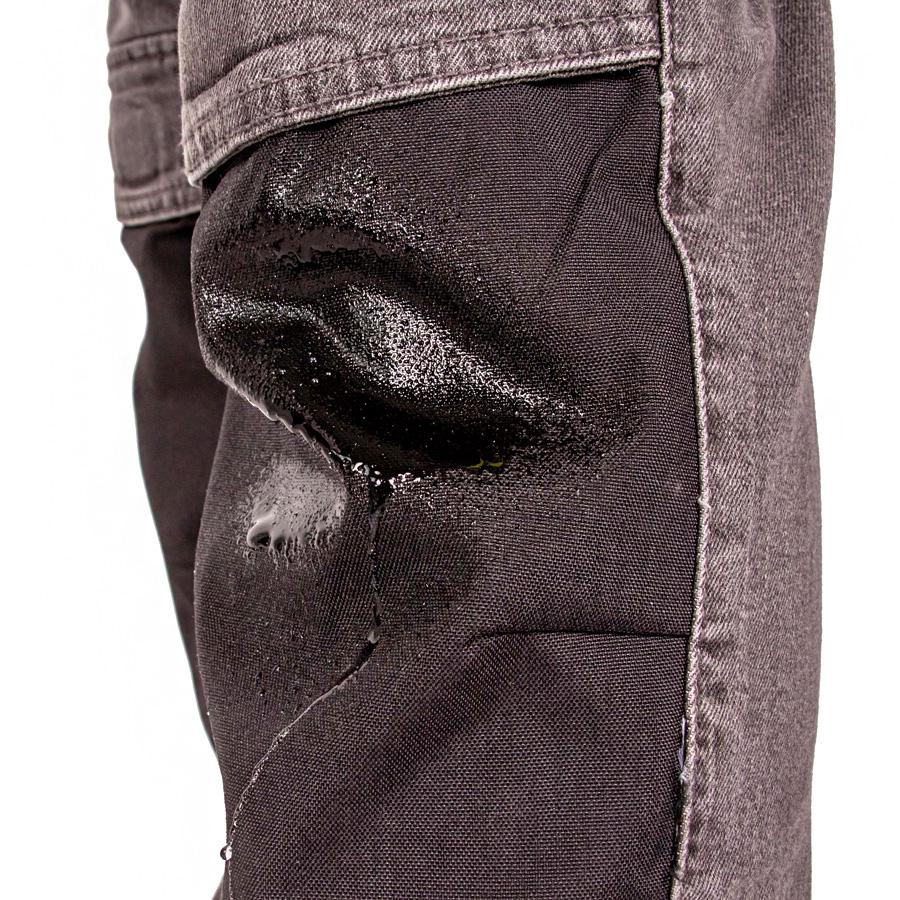 Spodnie Robocze Męskie Elastyczne Jeans Bojówki Wytrzymałe Firi Szare 56