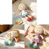 Plush Girl Doll With Dress For Kids Soft Toy Gift For Children