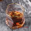Irregular Whiskey Crystal Cup Japanese Art Glassware Wine Tasting Glasses Crumpled Whisky Tumbler Rock Cognac Snifter Beer Mug