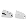 Pair of Chrome Front Door Out Side Handle Cover 5716A065 Exterior Door Handle Cap with Key Hole for