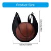 Mesh Bag Adjustable Basketball Bag Sports Equipment Bag with Zipper Pocket for Basketball Football Volleyball Soccer