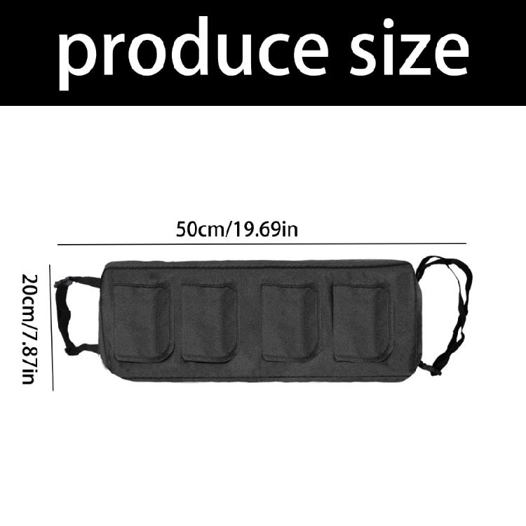 Vehicle Fishing Rod Storage Case With Thickened Oxford Fabric Car Fishing Rod Carriers Bag Car Mount Rod Organizers Bag