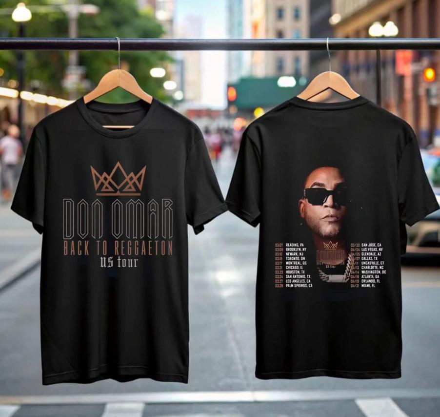 

Don Omar Back to Reggaeton Tour Tshirt size S5XL Unisex T-Shirt XL