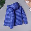 Men Cotton Coat Hooded Cotton Coat Men's Winter Cotton Coat with Hood Pockets Lightweight Cold Weather Outerwear for Men Long