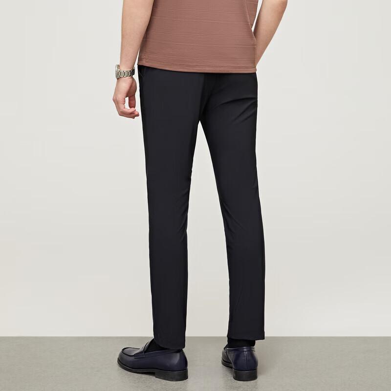 YOUNGOR Men's Lightweight Business Casual Slim Fit Knit Pants