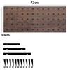 Wall Storage Hole Board Large Log Decoration Shelf Modern Living Room Storage Hole Board Creative Door Entrance Shelf Art Design