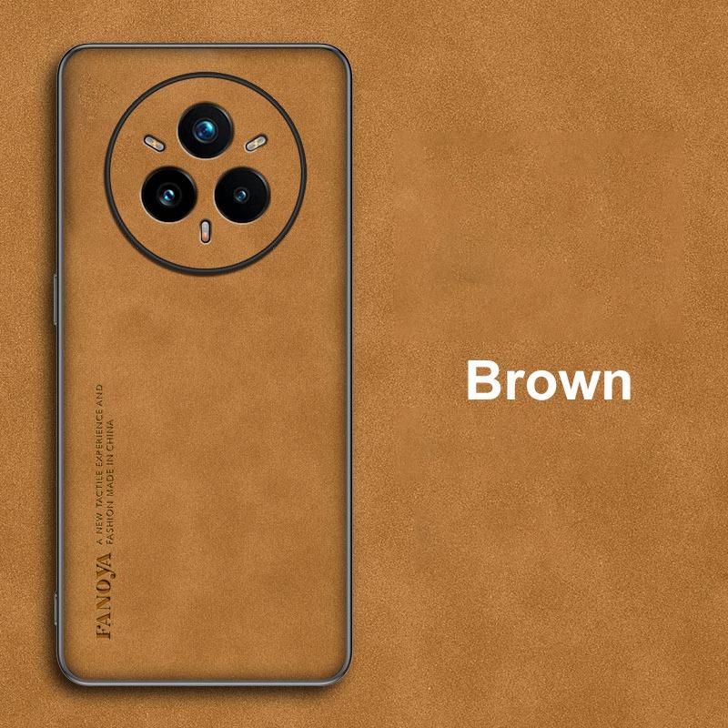 For Realme 14 Pro Plus Case Luxury PU Leather Phone Case For Realme 14 Pro+ 5G 14Pro Back Cover Matte Silicone Full Protection