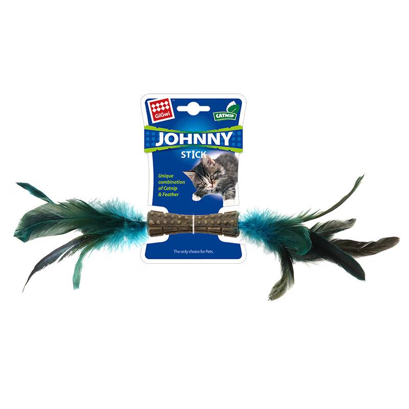 Interactive Cat Feather Teaser Wand