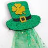 StPatrick Day Decorative Hair Clip LuckyClovers Hairhoop Festive Party Hair Pins