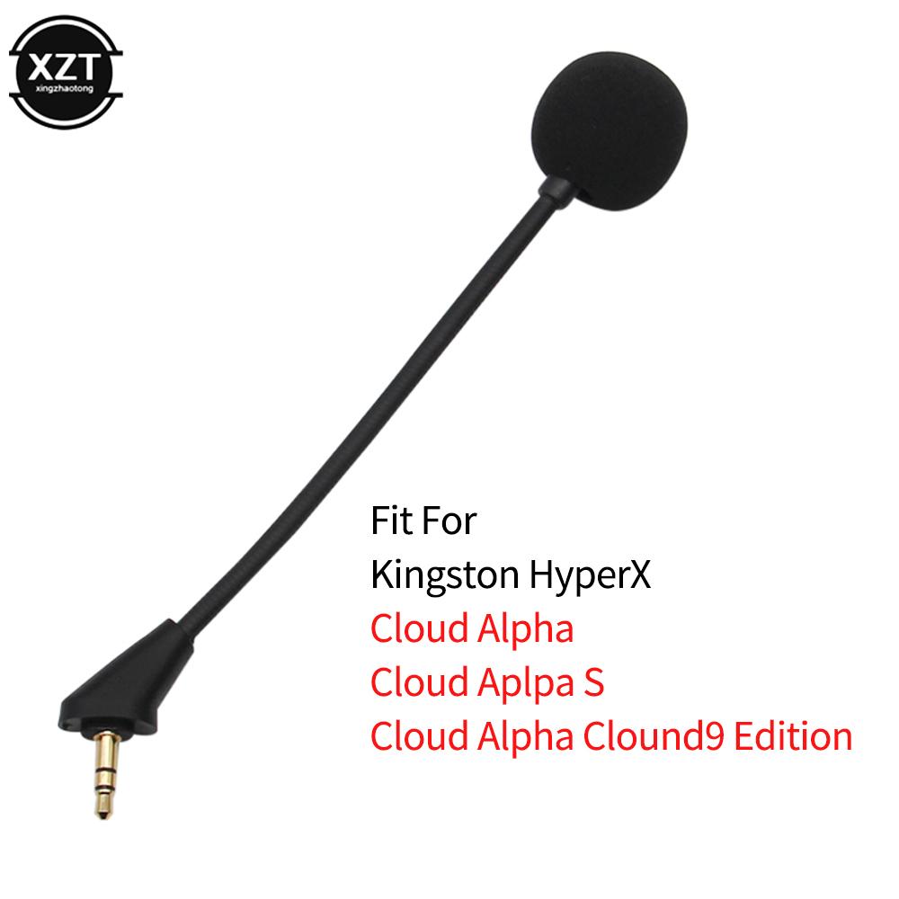 

For Kingston HyperX Cloud 2 II X Core Pro Silver Cloudx Alpha S Cloud9 9 C9 Gaming Headset Game Mic 3.5mm Microphone Replacemnen 2821