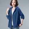 Spring Autumn Women's Corduroy Jacket Loose Slimming Thin Mom Casual Outerwear Midd