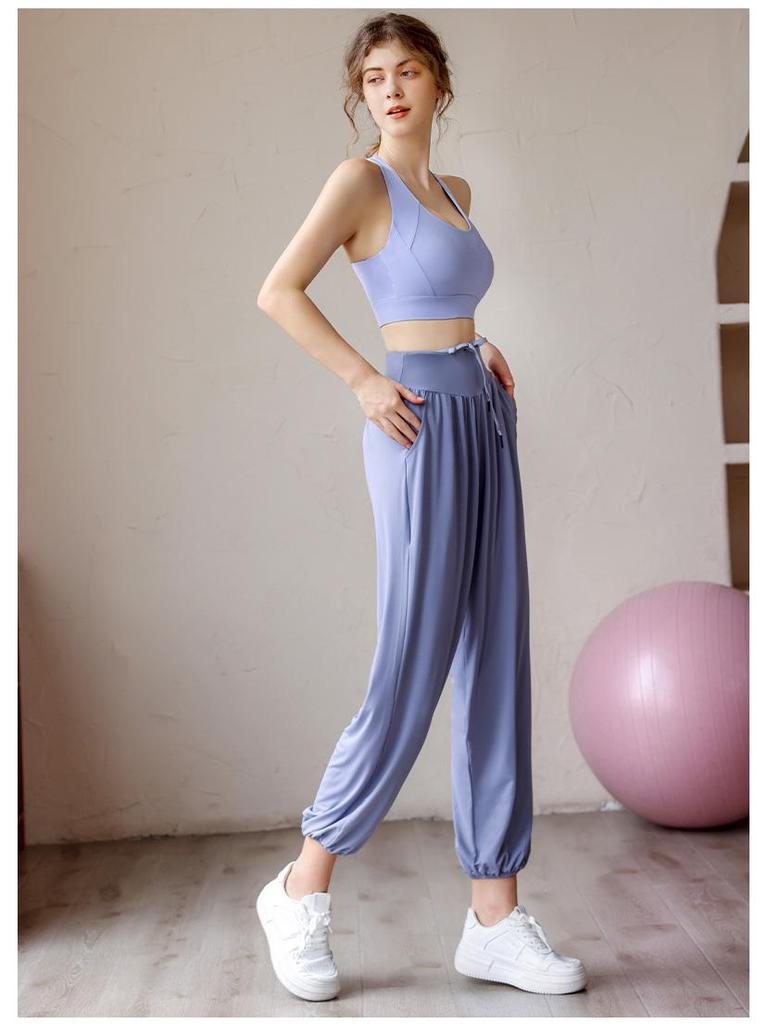 Quick-Dry Women's Loose Yoga & Running Pants - Spring/Summer