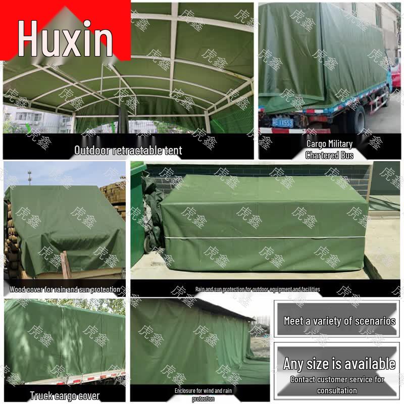 Hu Xin Heavy-Duty Waterproof Canvas Tarpaulin