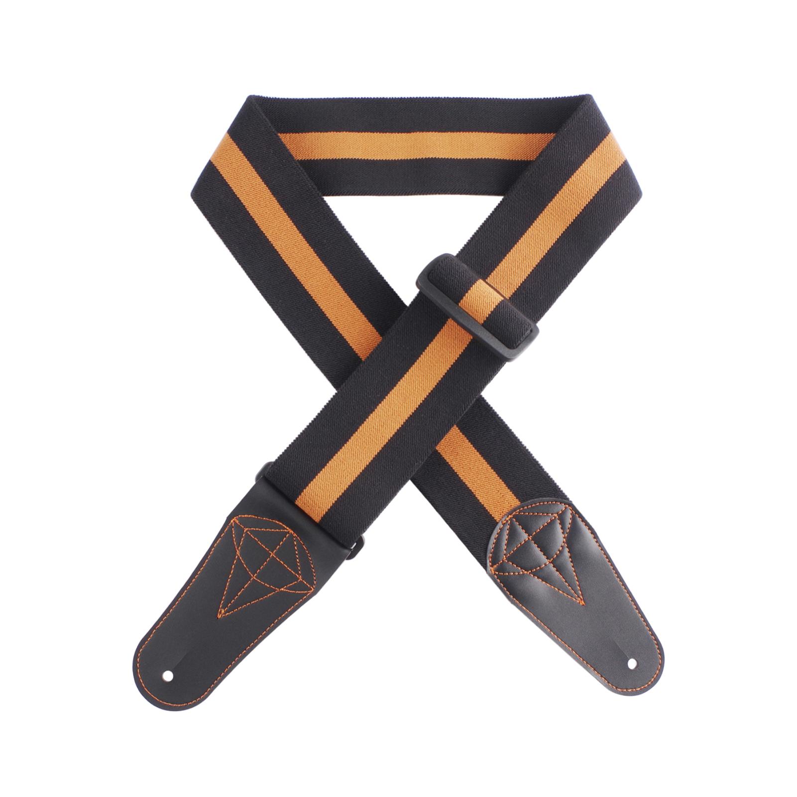 

Guitar Strap Elastic Cotton Microfiber Leather Straps Acoustic Guitar Accessories for Bass Electric Guitars Adjustable чорний коричневого кольору