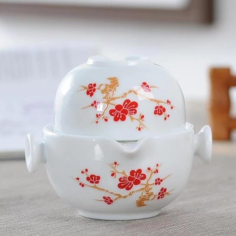 

Ceramics Tea Set Include 1 Pot 1 Cup, High Quality Elegant Gaiwan,beautiful And Easy Teapot Kettle,kung Fu Teaset світло-зелений колір