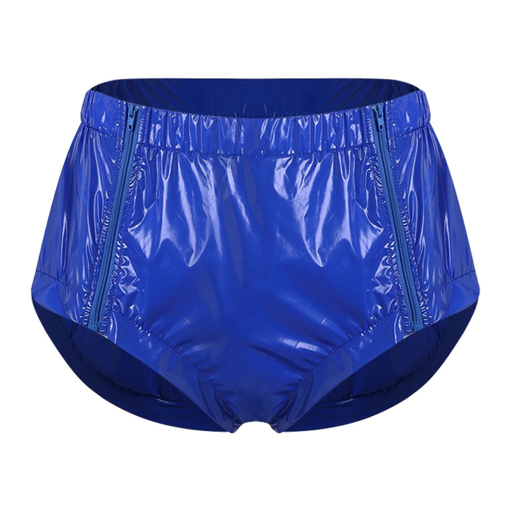 S-3XL Reusable Waterproof Diaper Cover: Both Side Zipper Tear-away Briefs for Elderly Caring Nursing & Special Needs Adults