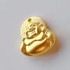 Vietnamese Sand Gold Maitreya Buddha Pendant Necklace for Men & Women