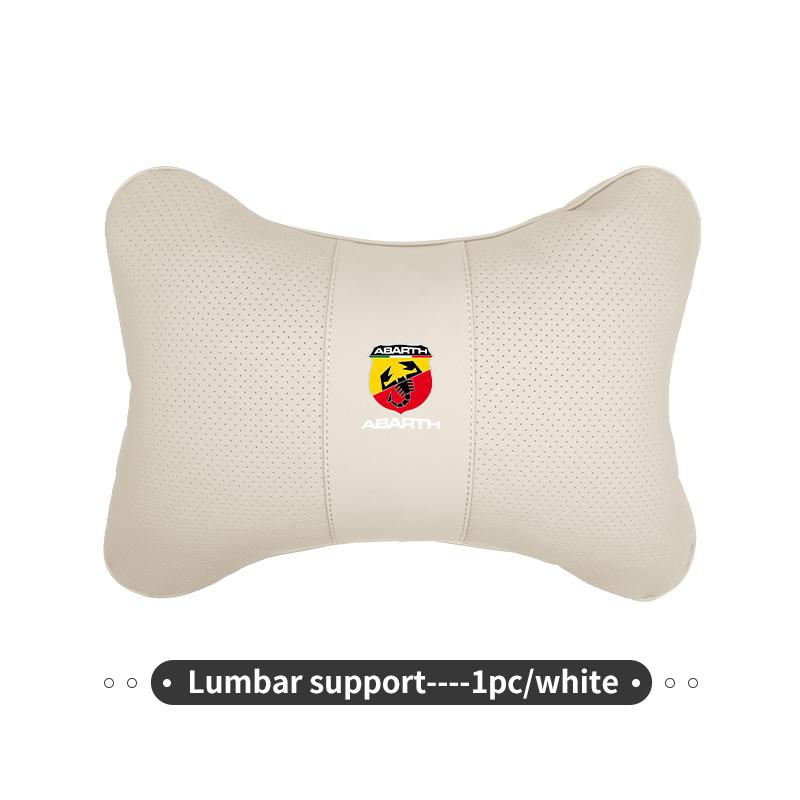 Car Seat Back Head Neck Pillow Cushion Headrest Lumbar Support For Abarth FIAT 500 Ducato Stilo Palio UNO Astra Bravo Tipo