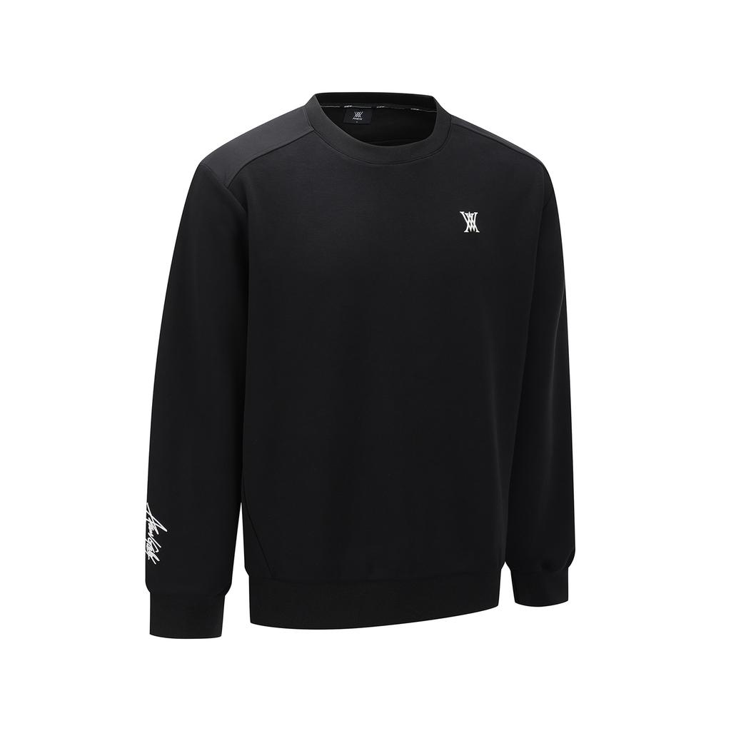 ANEW GOLF Men Fa Essential Sweatshirt_Bk