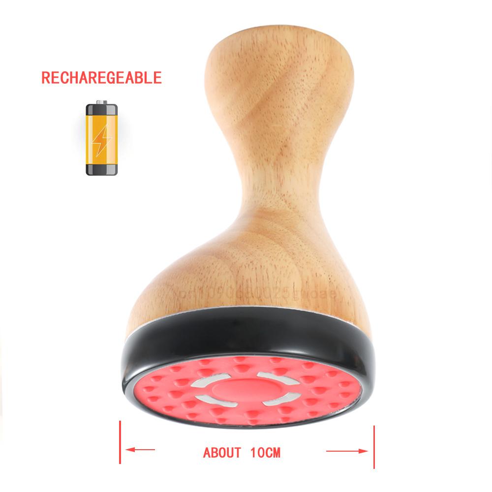 EMS Hot Stone Scraping Cellilute Remove Massager Body Gua sha Fat Burner Red Light Therapy Heating Vibration Lymphatic Drainage