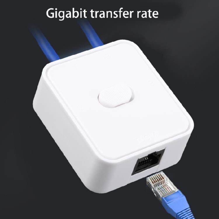 2-Port 10/100/1000Mbps Netzwerk RJ45 LAN CAT6 Netzwerk-Switch für Switch