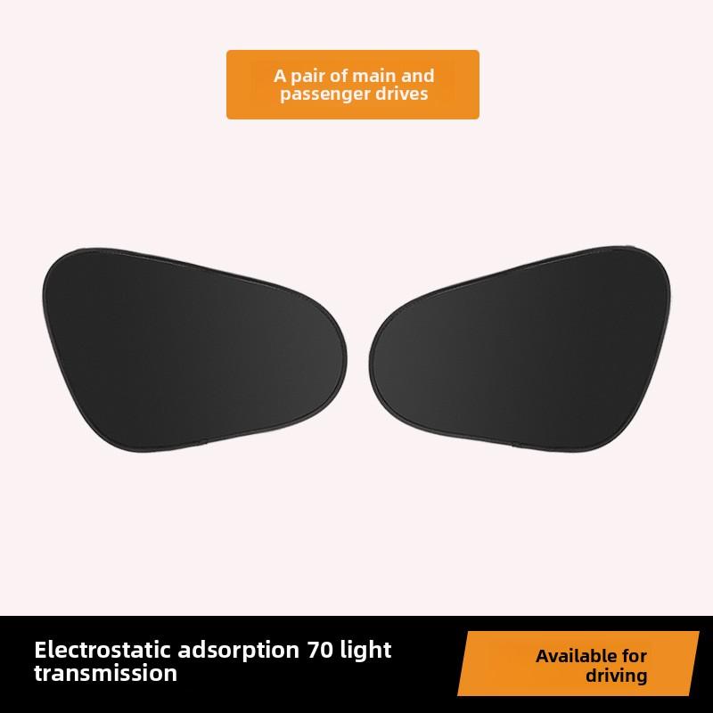 New Electrostatic Sun Visor for Car Side Window 4-Layer Sun Shade Curtains Anti-Glare UV-Blocker Auto Internal Blocker 99.9% UV