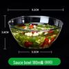 300ml Disposable Crystal Clear Plastic Bowl, Chopsticks, Cups, Plates & Cutlery Set for Hot Pot, Soup, Rice.
