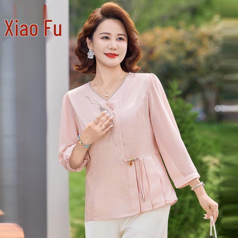 

New Chinese Style Short Sleeve T-Shirt for Women 2XL