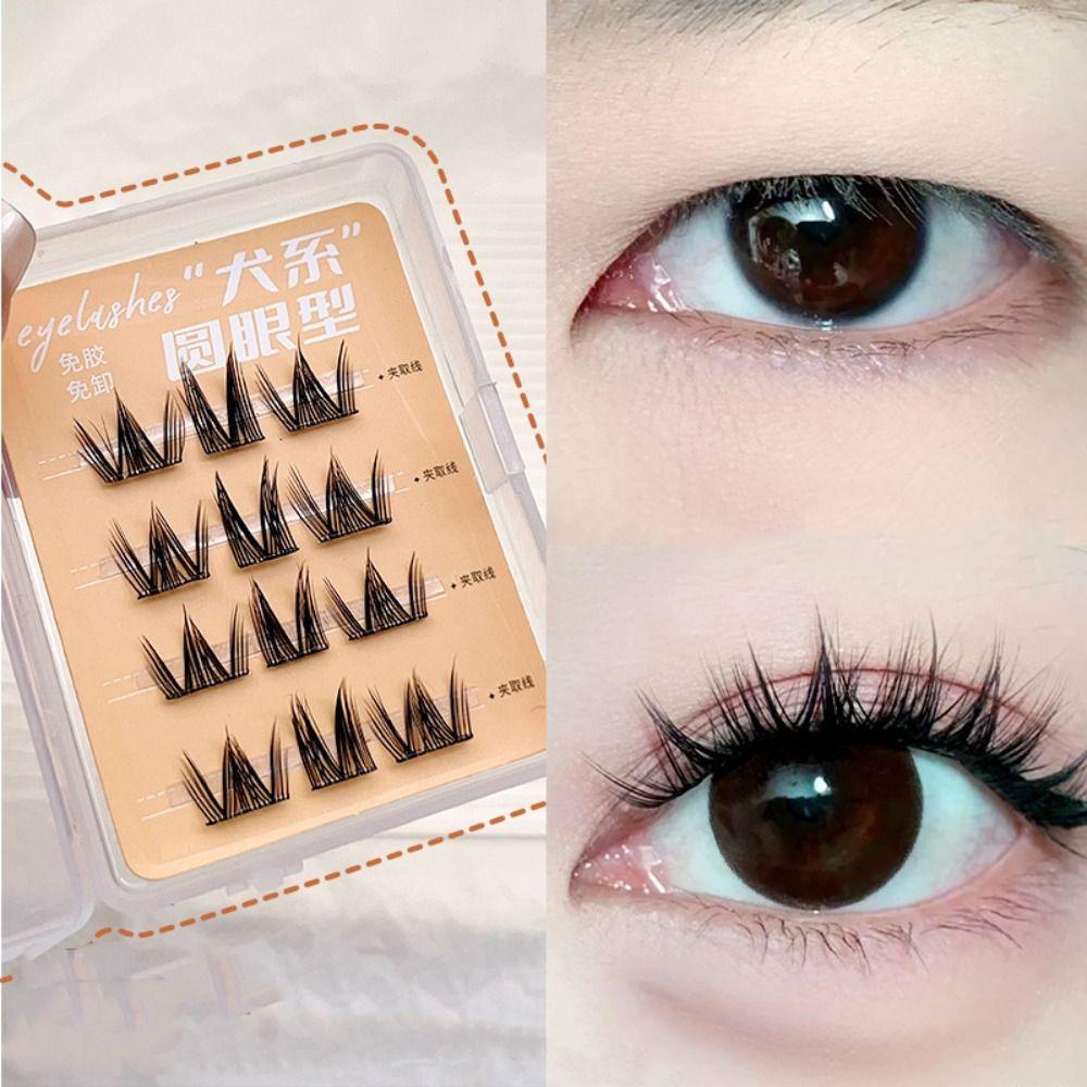 

Sweet Adhesive False Eyelashes Makeup Glue Free Fake Lashes Makeup Tool Trilogy