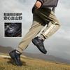 Li Ning Outdoor CF Tracing Linchuan FW Fabric Cushioning Breathable Low top Casual Shoes Men's Black AGLT161-3