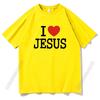 Koreanstyle Couple Cotton Tshirt RoUnisextic Love Comfort Exercise Fitness Suitable for Wearing When Going Shopping