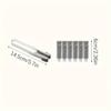 1 Set Shutter Dust Collector Clip-on Cleaning Brush, air conditioner vent slit cleaning tool, reusable dust brush with 6 replaceable heads