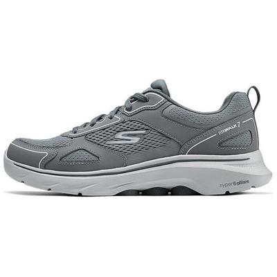 Go Walk 7 Comfortable Versatile Breathable Low-Top Casual Shoes Men Sneakers Gray 216640-GRY