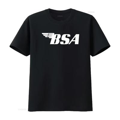 Mens BSA Motorcycle Fans T Shirt Stylish Design Available Up To Size 5XL Vintage Washed Graphic Soft Stretched Slightly