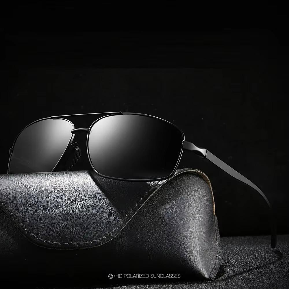 Sunglasses Men'S Round Driving Punk Glasses Shadow Oculus Masculino Polarized Brand Aluminum Magnesium Sunglasses