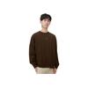 Vans Crew Neck Logo Long Sleeve Sweatshirt Men Sweatshirt Brown VN000GBW3N1