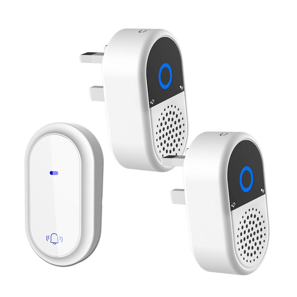 Новий бездротовий дверний дзвінок з живленням від енергії руху, висока гучність 433 МГц для складу або вулиці біля вілли