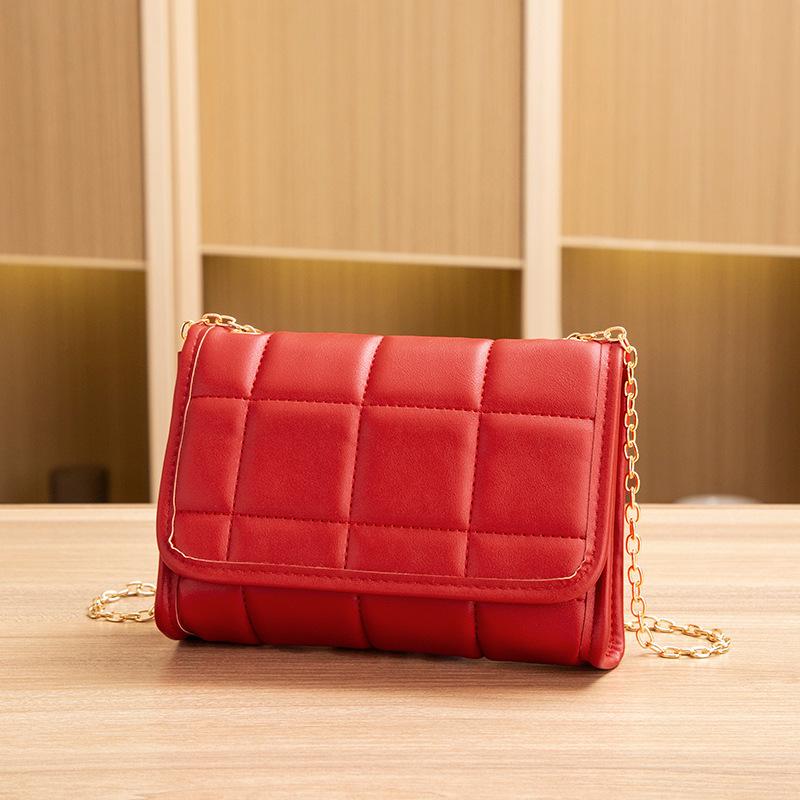 Bag Women's Casual Fashion One Shoulder Crossbody Chain Small Square Bag New Bag Cover Women's Bag