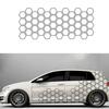 Honeycomb Pattern Graphic Vinyl Decals Car Side Body Hood Sticker DIY Decoration