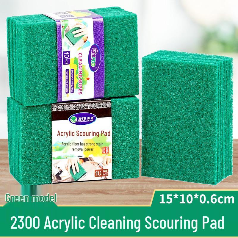 Tampon à récurer émeri Brosse de cuisine - Nettoyant pour vaisselle, casseroles, chiffons et rouille
