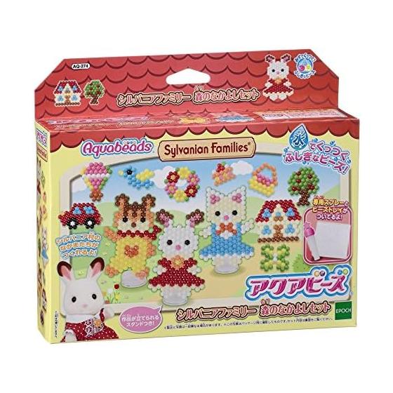 Aquabeads Персонажи Продаются Отдельно Набор Бусин [Набор Sylvanian Families Лесная Дружба] AQ-274 ST Сертификация Возраст 6+ Игрушка Водные Палочки