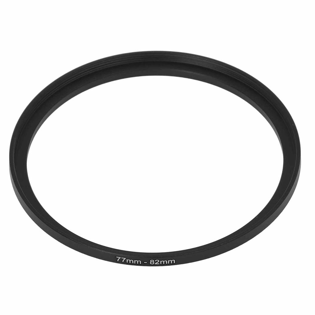 Black Filter Adapter Ring Aluminum Alloy Reducing Ring Step Up Converter for UV CPL ND Close Up