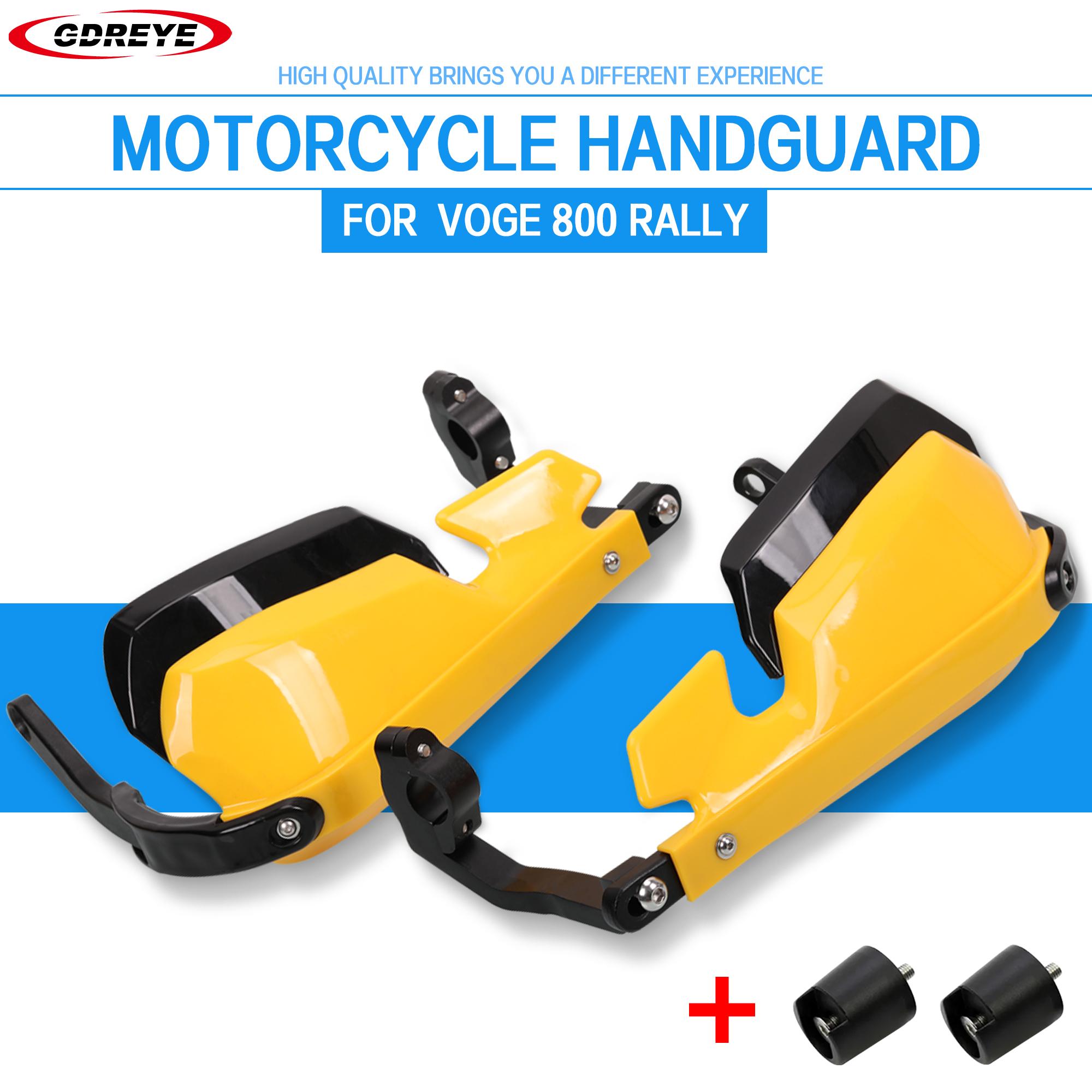 

For Voge 800rally DS800X Handguard Shield Motorcycle 800 Rally Hand Guards Lever Protector new aluminum alloy Handguard Shield yellow 1set