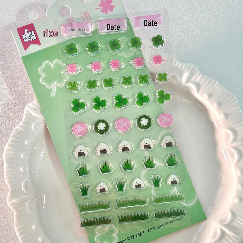 3D Droplet Gel Stickers for Journals & Phone Cases